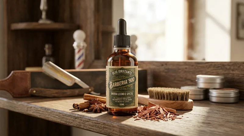 Olio Idratante Barba Legno e Spezie